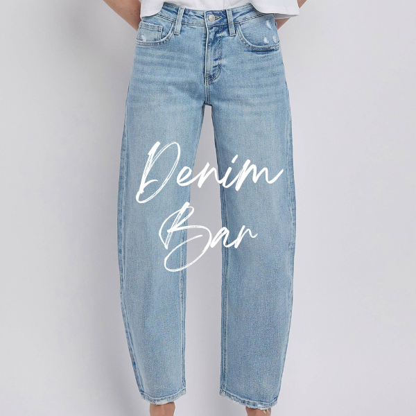 Lovervet by Vervet High Rise Barrel Leg Jeans