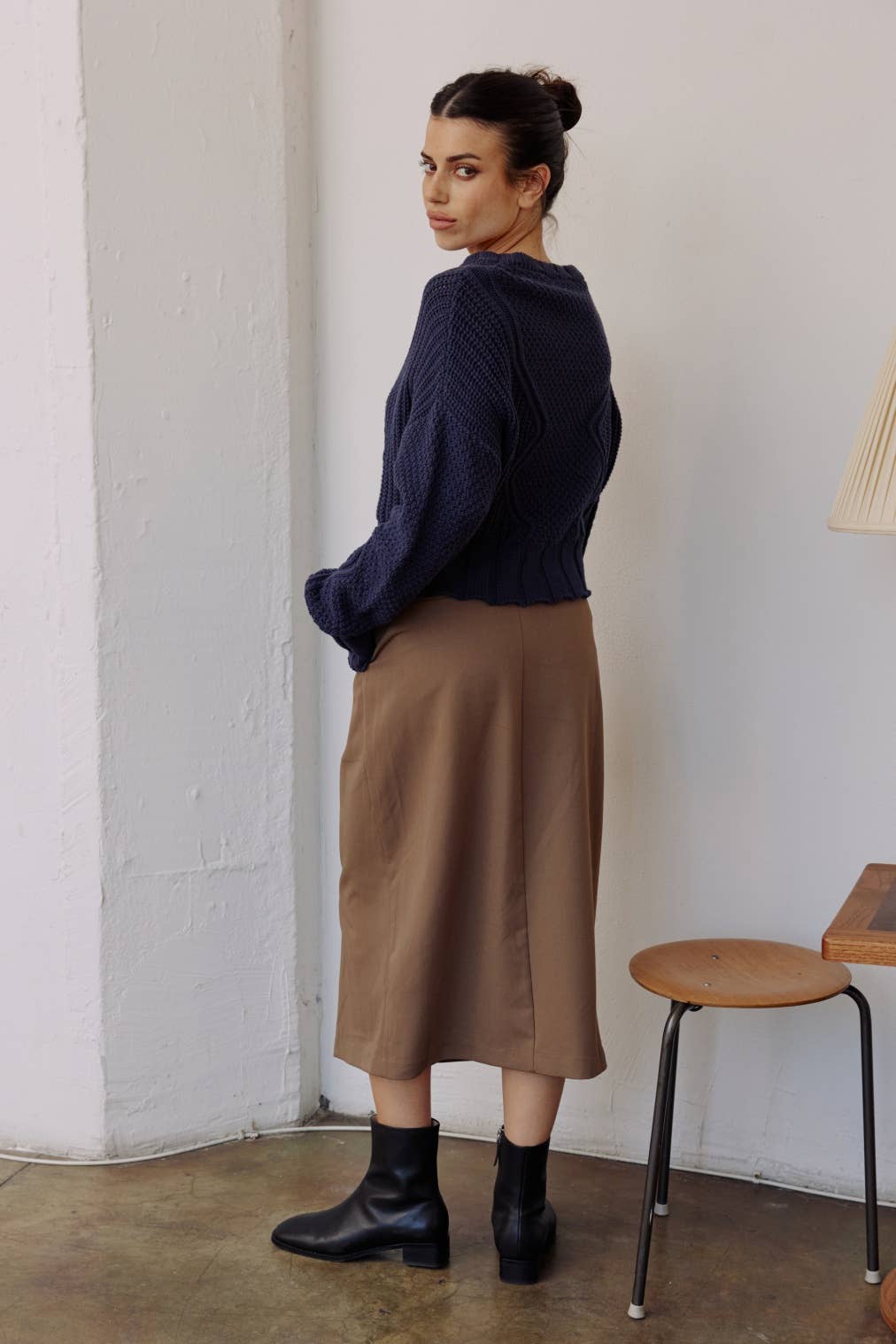 All Row Sadie Sweater | Textured Cropped Sweater - Rosie Karma