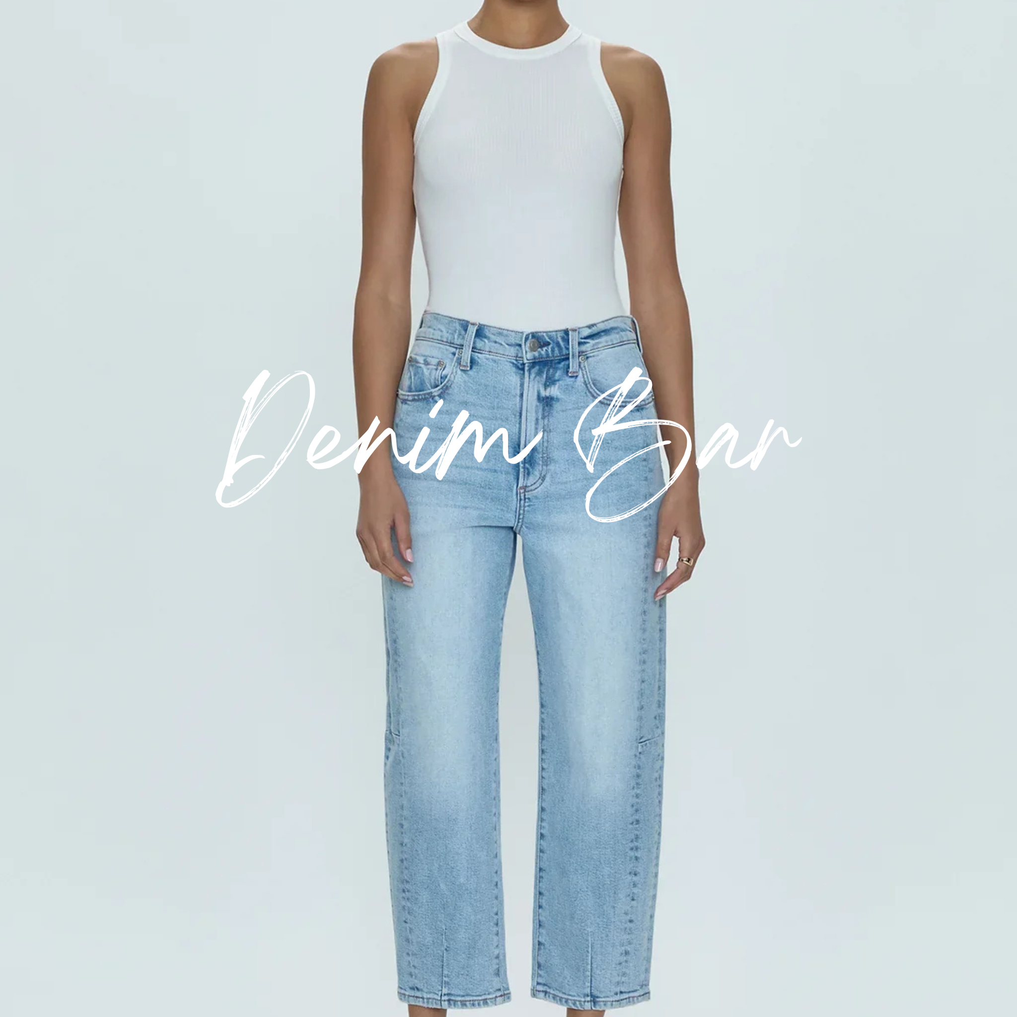 Pistola Eli High Rise Arched Leg jeans in 
